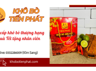 Khô bò đặc biệt Tiến Phát - Quà Tết thiết thực tri ân nhân viên