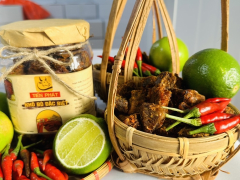 KHÔ BÒ VỤNG ĐÓNG GÓI
