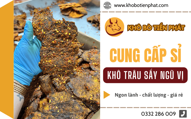 Khô trâu sấy ngũ vị