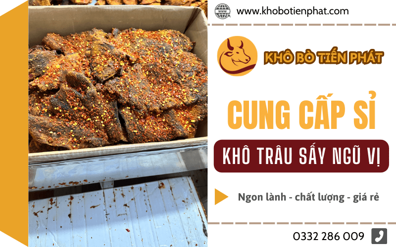 Khô trâu sấy ngũ vị