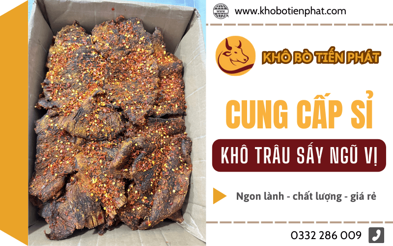 Khô trâu sấy ngũ vị