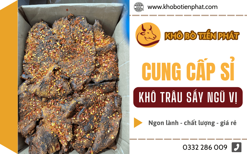 Khô trâu sấy ngũ vị