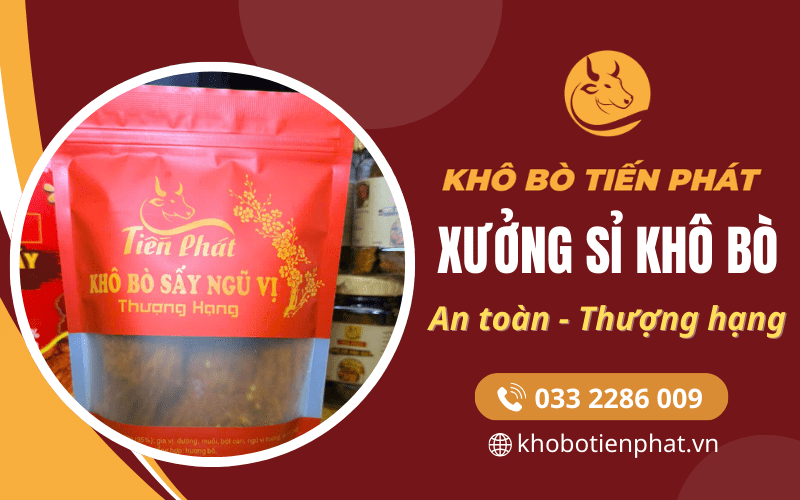 Xưởng sỉ khô bò