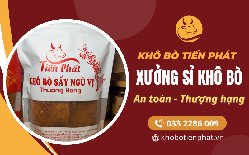 Xưởng sỉ khô bò