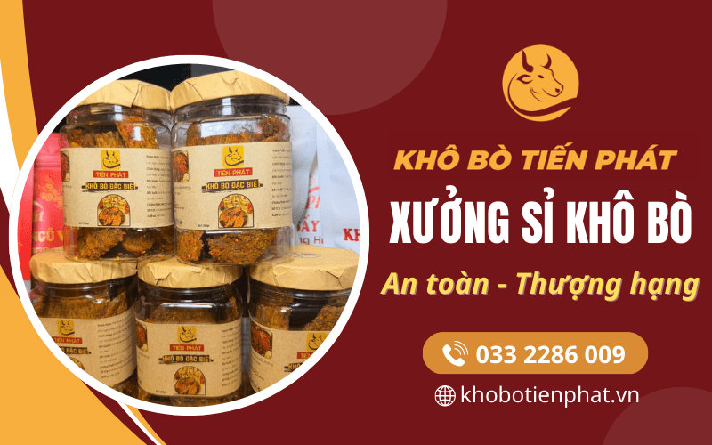 Xưởng sỉ khô bò