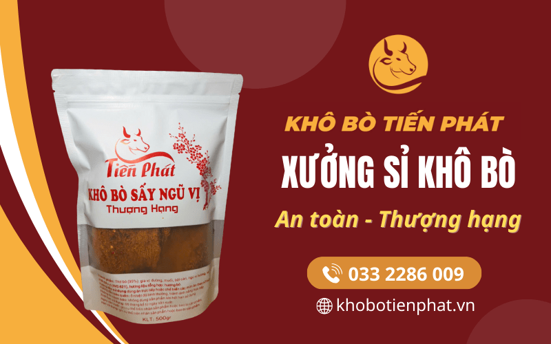 Xưởng sỉ khô bò