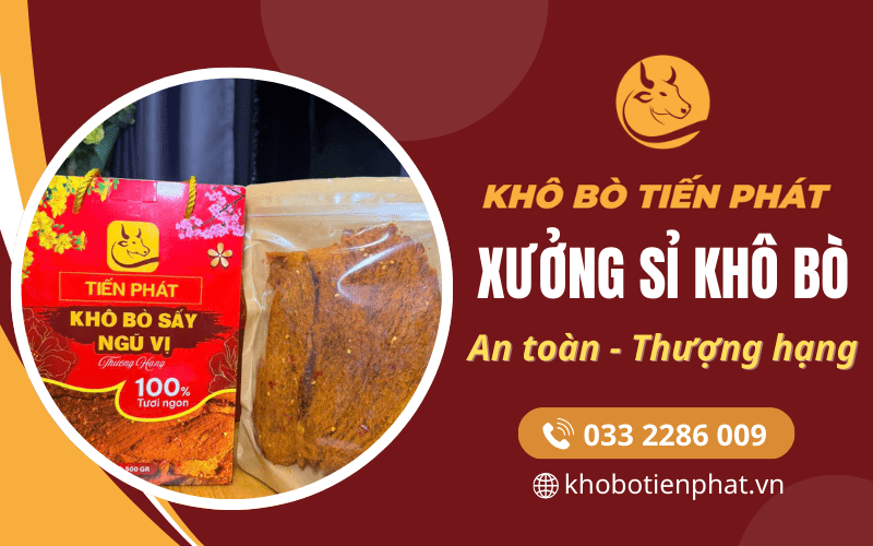 Xưởng sỉ khô bò